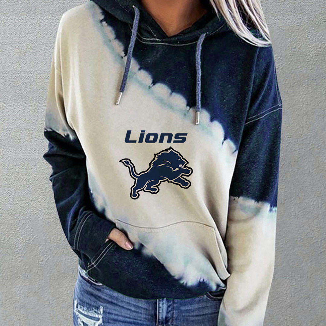 Detroit Lions Printed Plaid Long Sleeve Sweatshirt 2