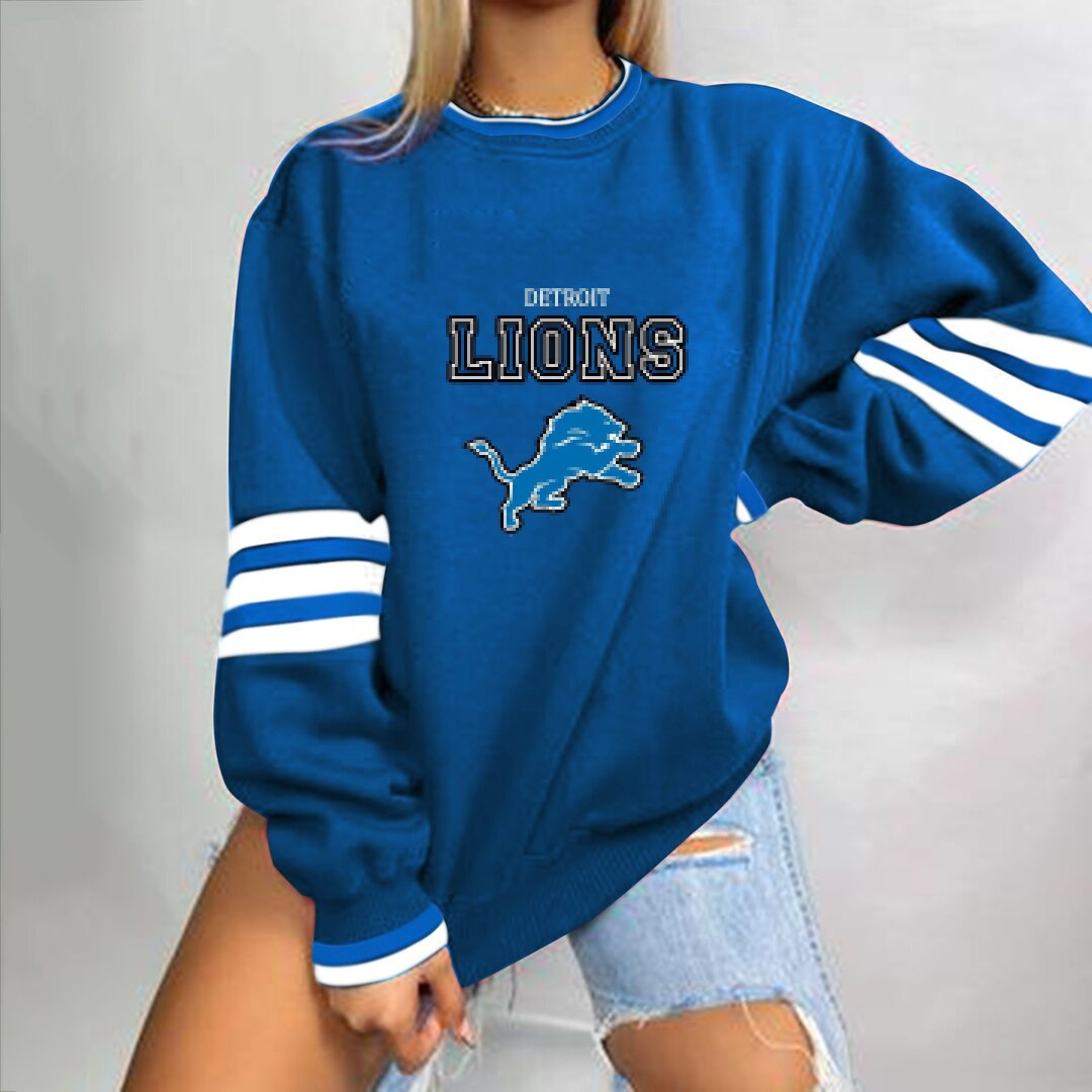Detroit Lions Casual printed Pullover for men and women