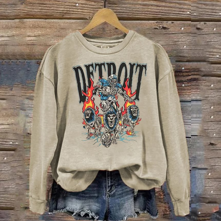 Detroit Lions Casual Printed Sweatshirt5 For Men/Women