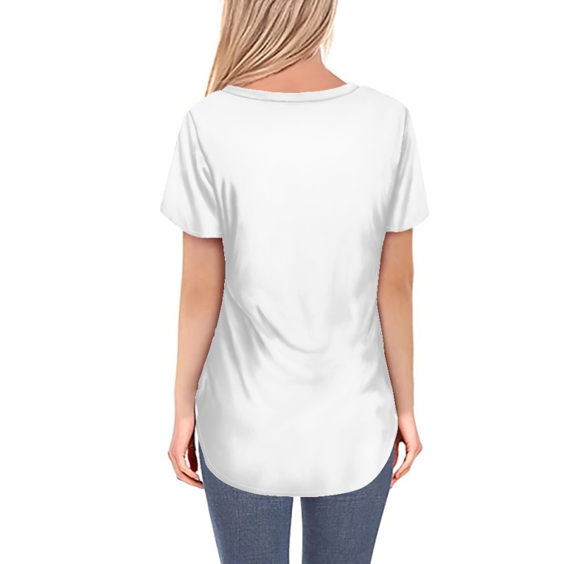 Buffalo Bills Off-shoulder V-neck women's long-sleeved T-shirt-1
