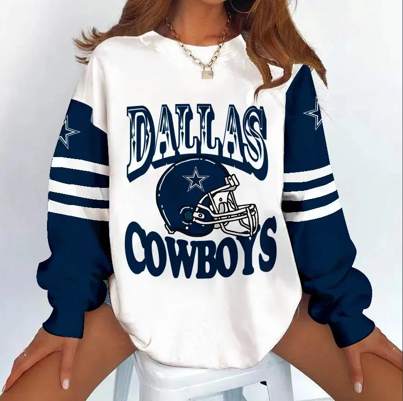 Dallas Cowboys Trendy new printed round neck sweatshirt