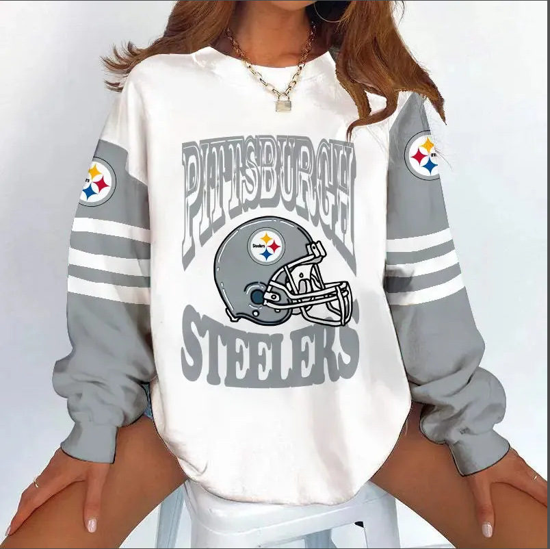 Pittsburgh Steelers New printed sports round neck sweatshirt
