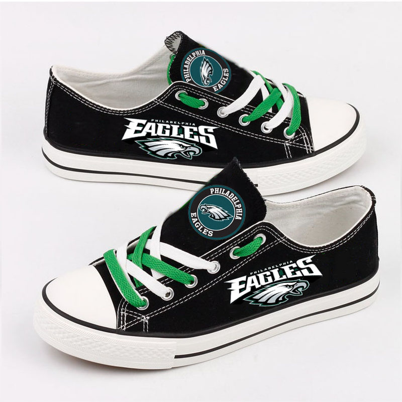 Philadelphia Eagles Casual printed low-top canvas shoes unisex