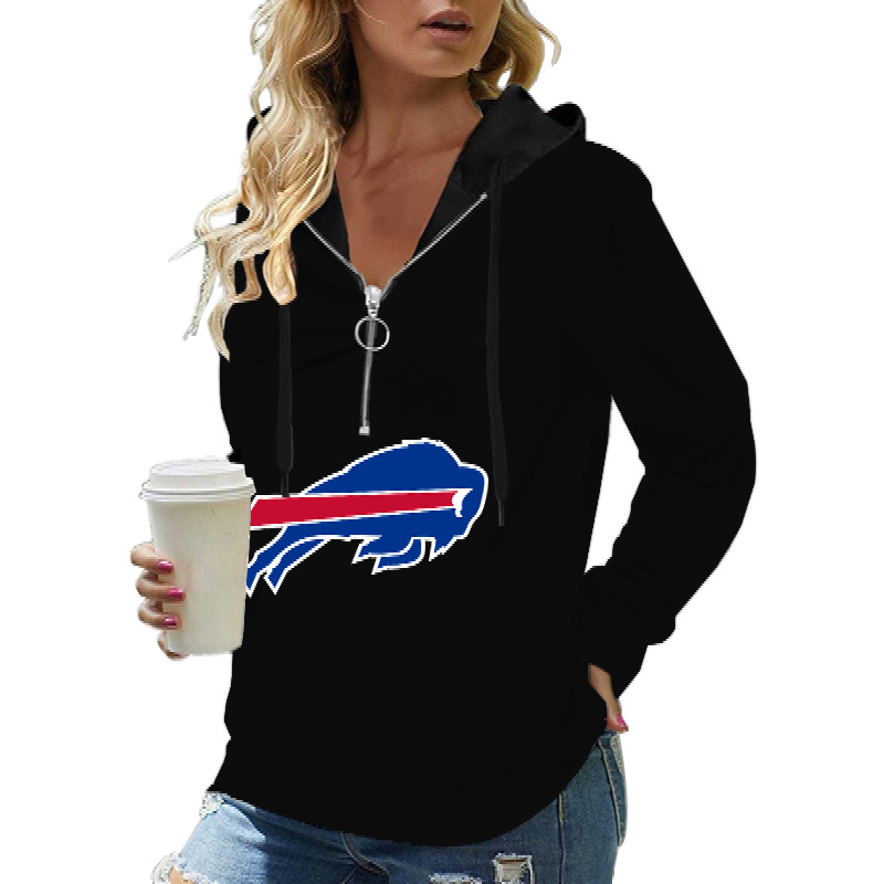 Buffalo Bills Trendy printed long sleeve zipper sweatshirt 3