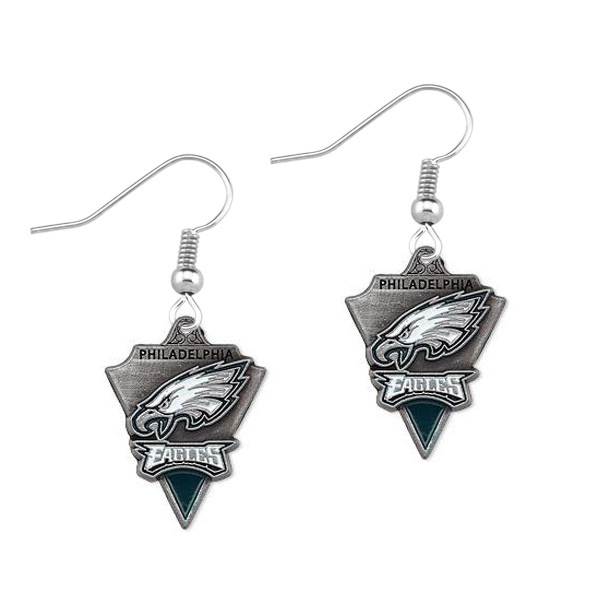 Philadelphia Eagles Team Series Medal Football Earrings