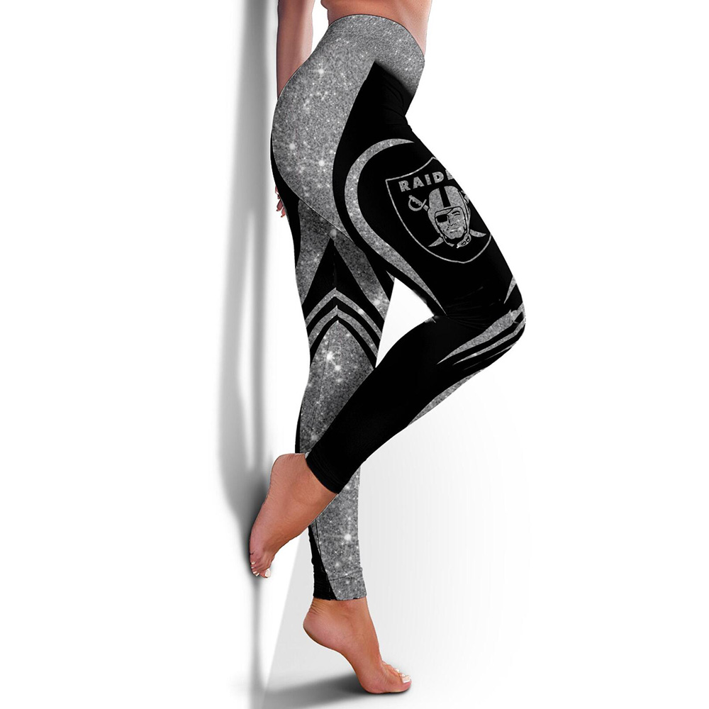 Las Vegas Raiders Casual fashion contrast printed Leggings