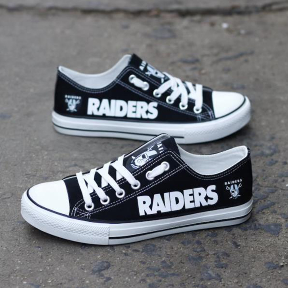 Las Vegas Raiders Casual printed low-top canvas shoes