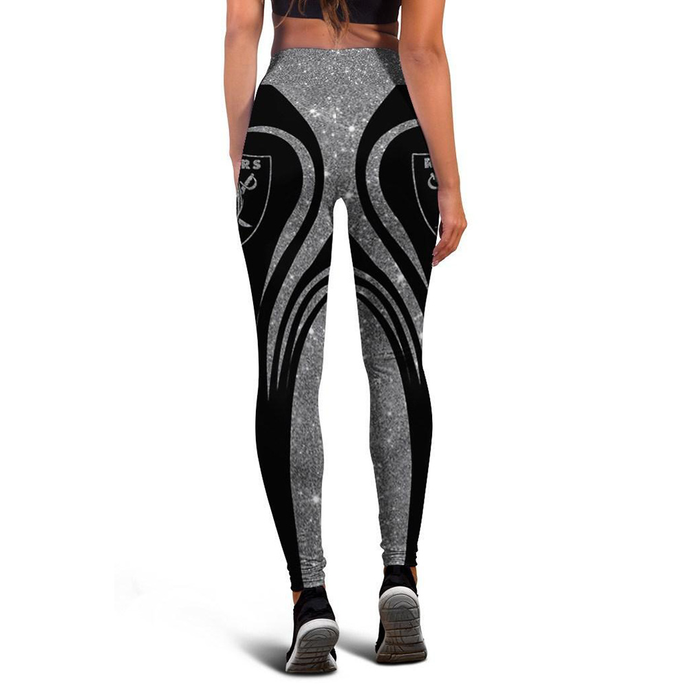 Las Vegas Raiders Casual fashion contrast printed Leggings
