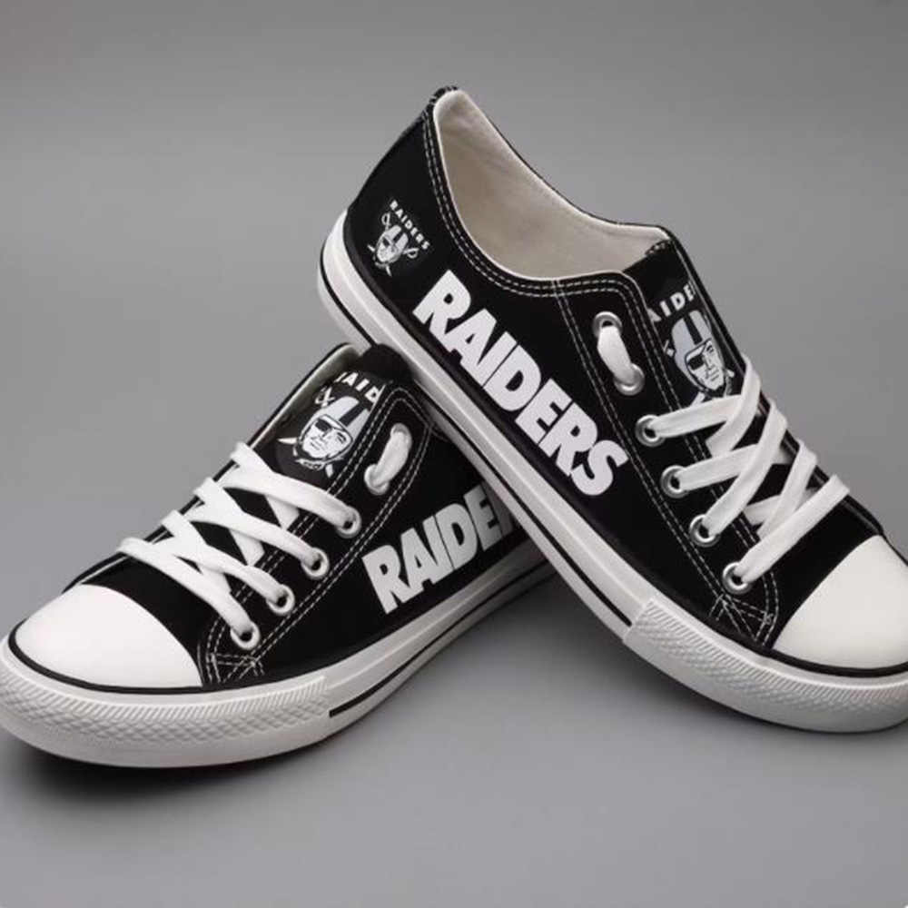 Las Vegas Raiders Casual printed low-top canvas shoes