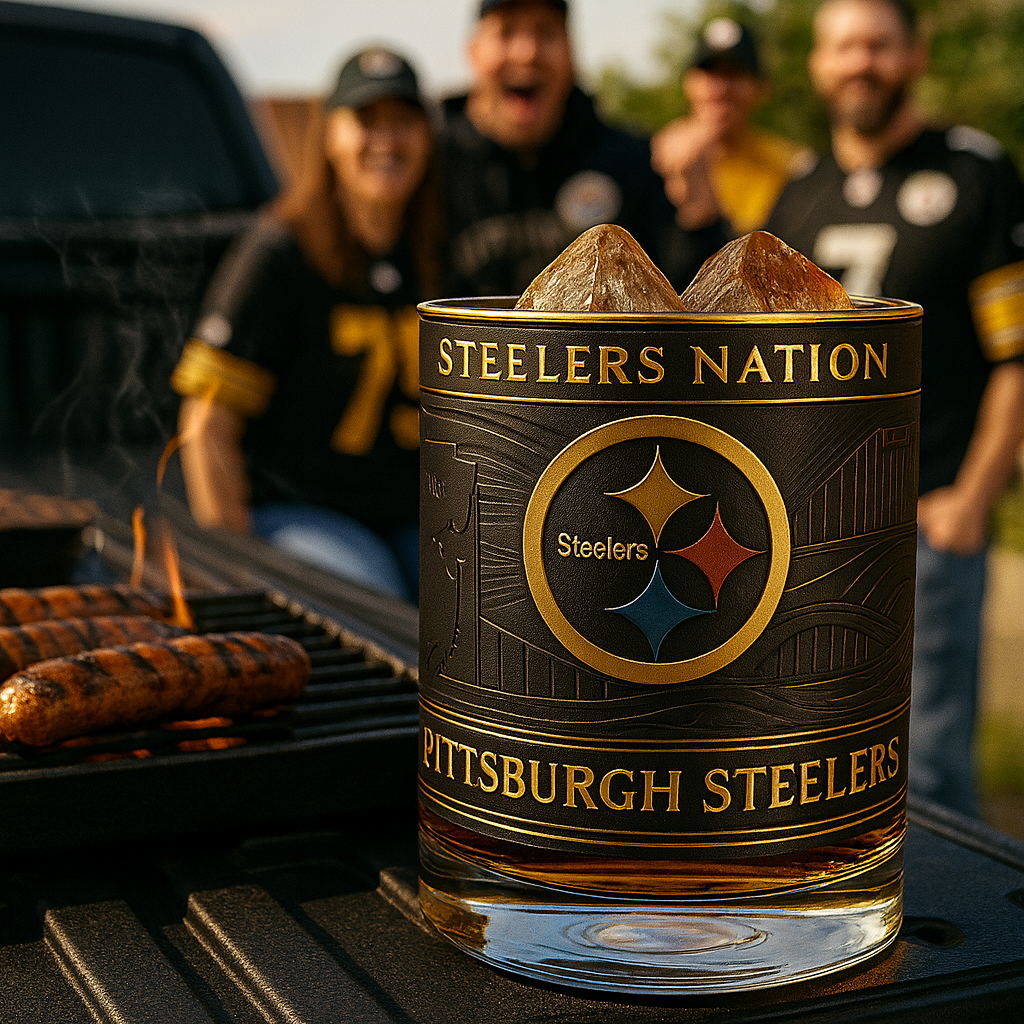Pittsburgh Steelers — Classic Old Fashioned (DOF) Whiskey Glass