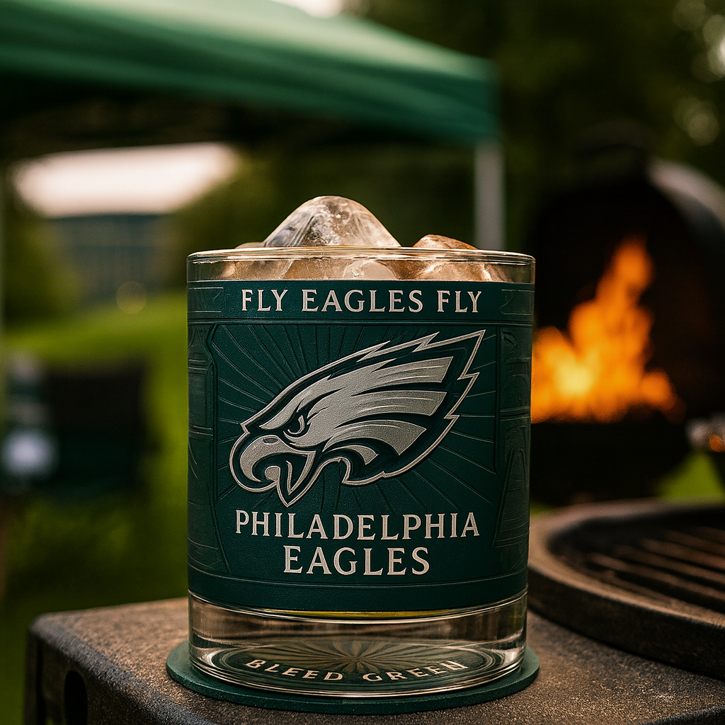 Philadelphia Eagles — Classic Old Fashioned (DOF) Whiskey Glass
