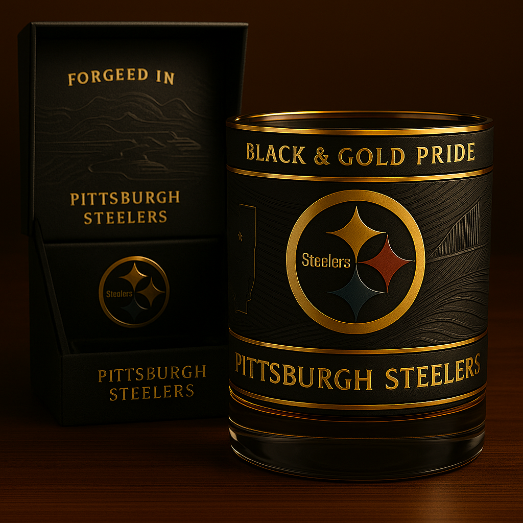 Pittsburgh Steelers — Classic Old Fashioned (DOF) Whiskey Glass