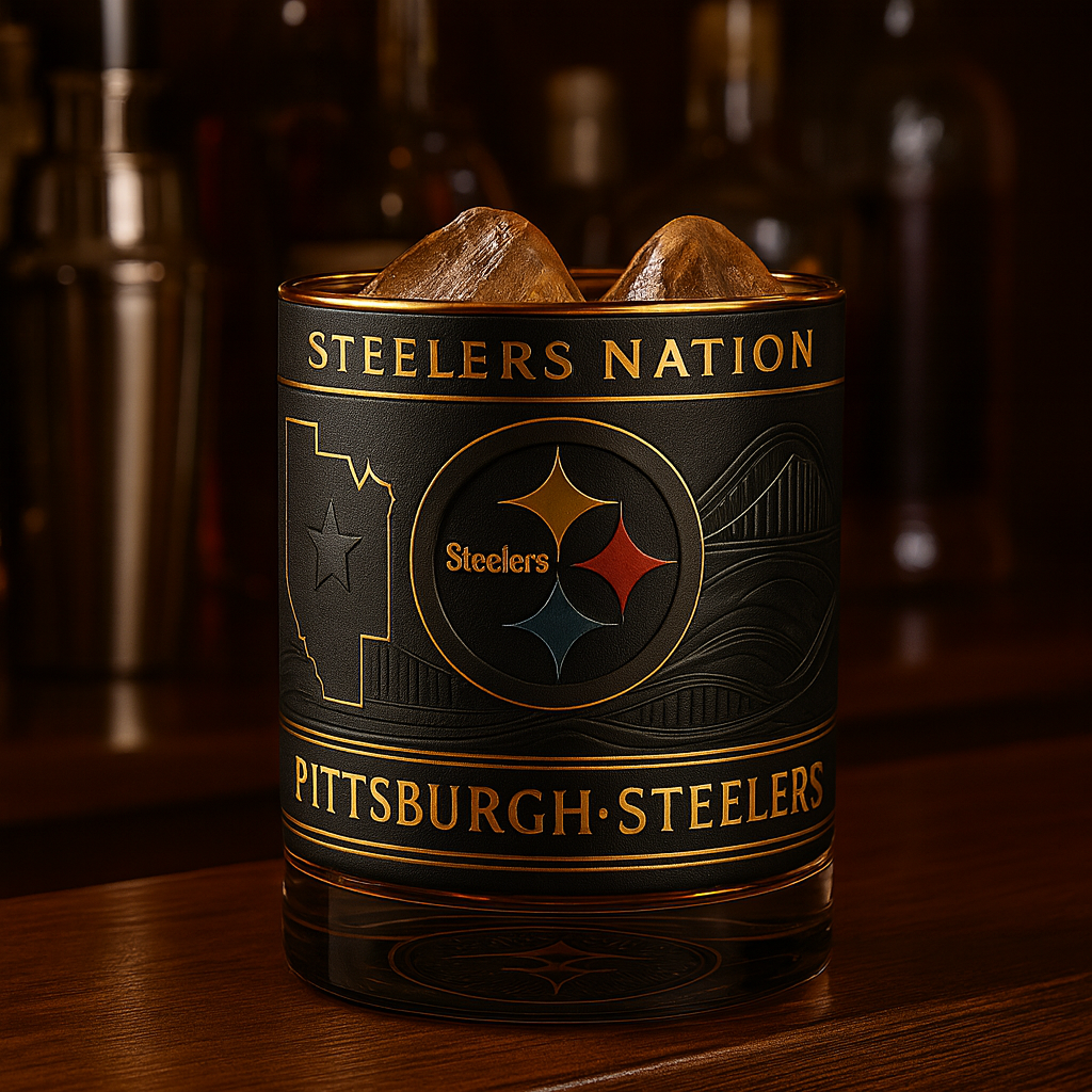 Pittsburgh Steelers — Classic Old Fashioned (DOF) Whiskey Glass