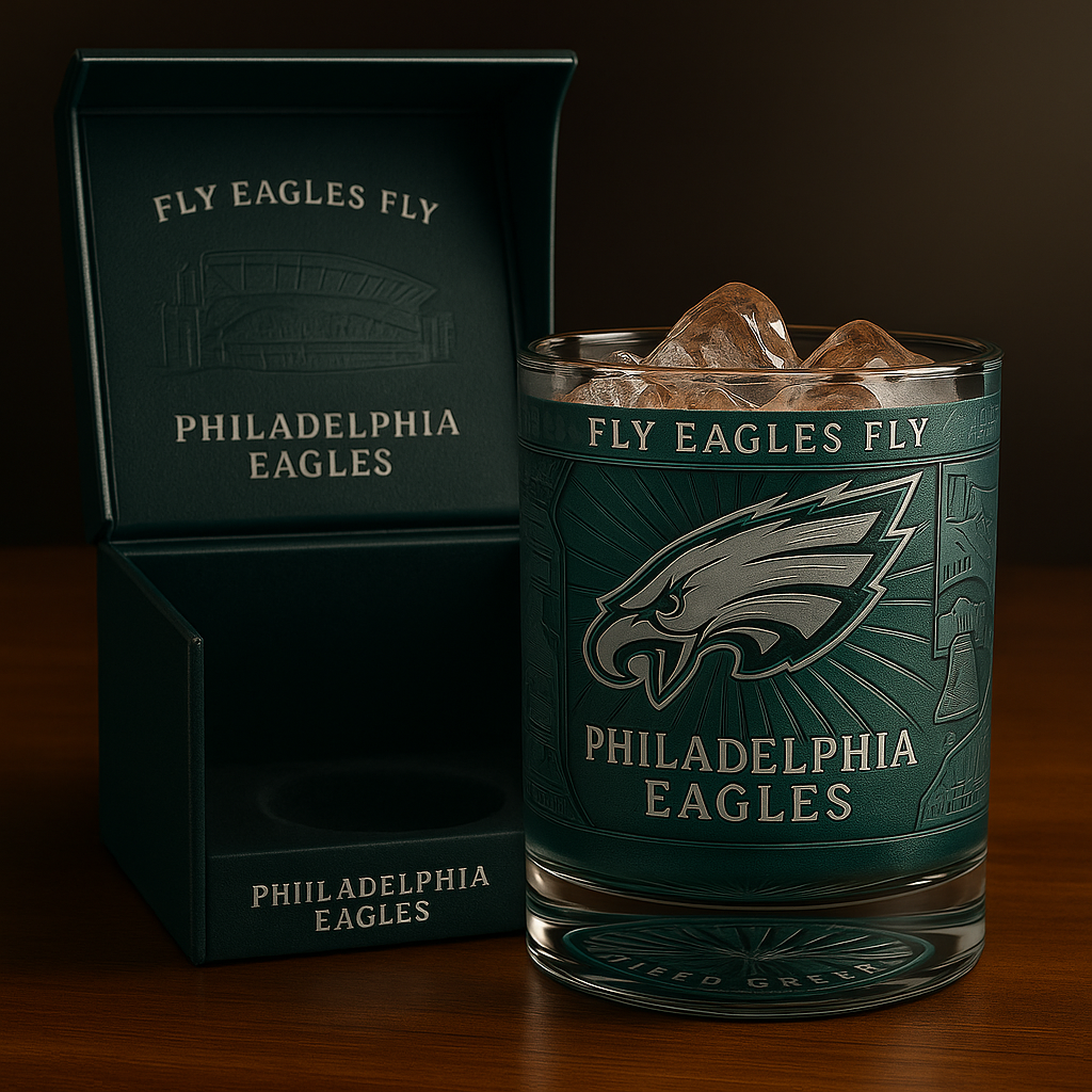 Philadelphia Eagles — Classic Old Fashioned (DOF) Whiskey Glass