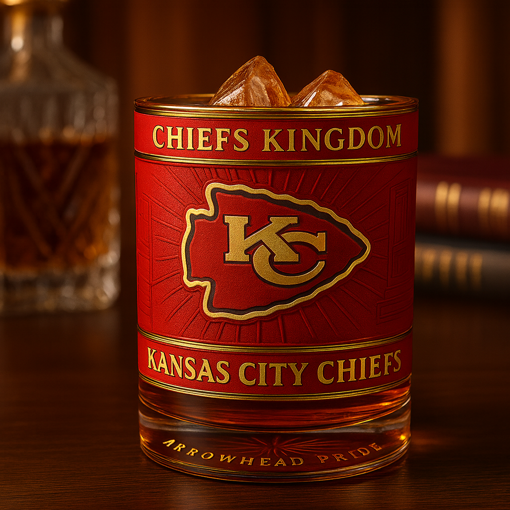 Kansas City Chiefs — Classic Old Fashioned (DOF) Whiskey Glass