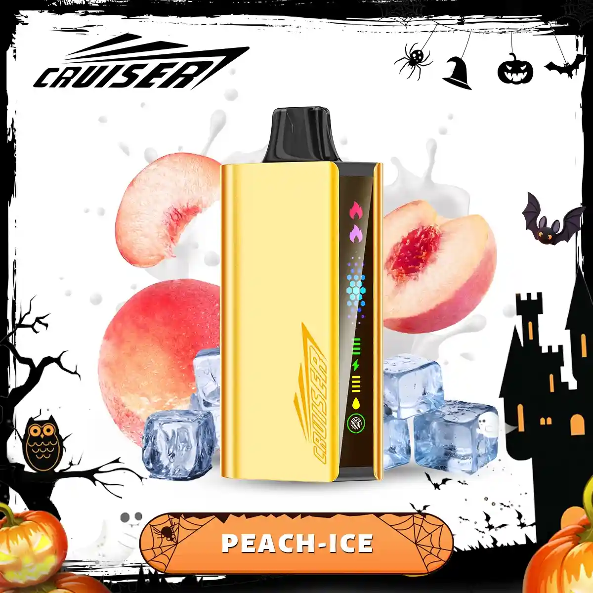 Peach Ice | JNR Cruiser Gold Disposable Vape