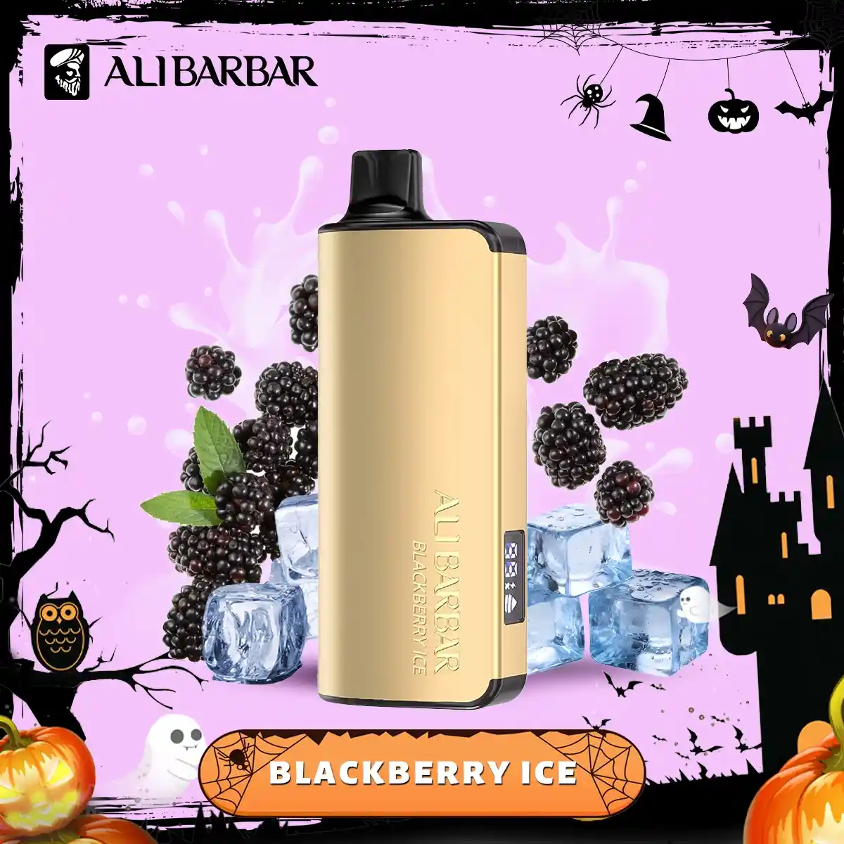 ALIBARBAR INGOT 9000 Puffs – Blackberry ice