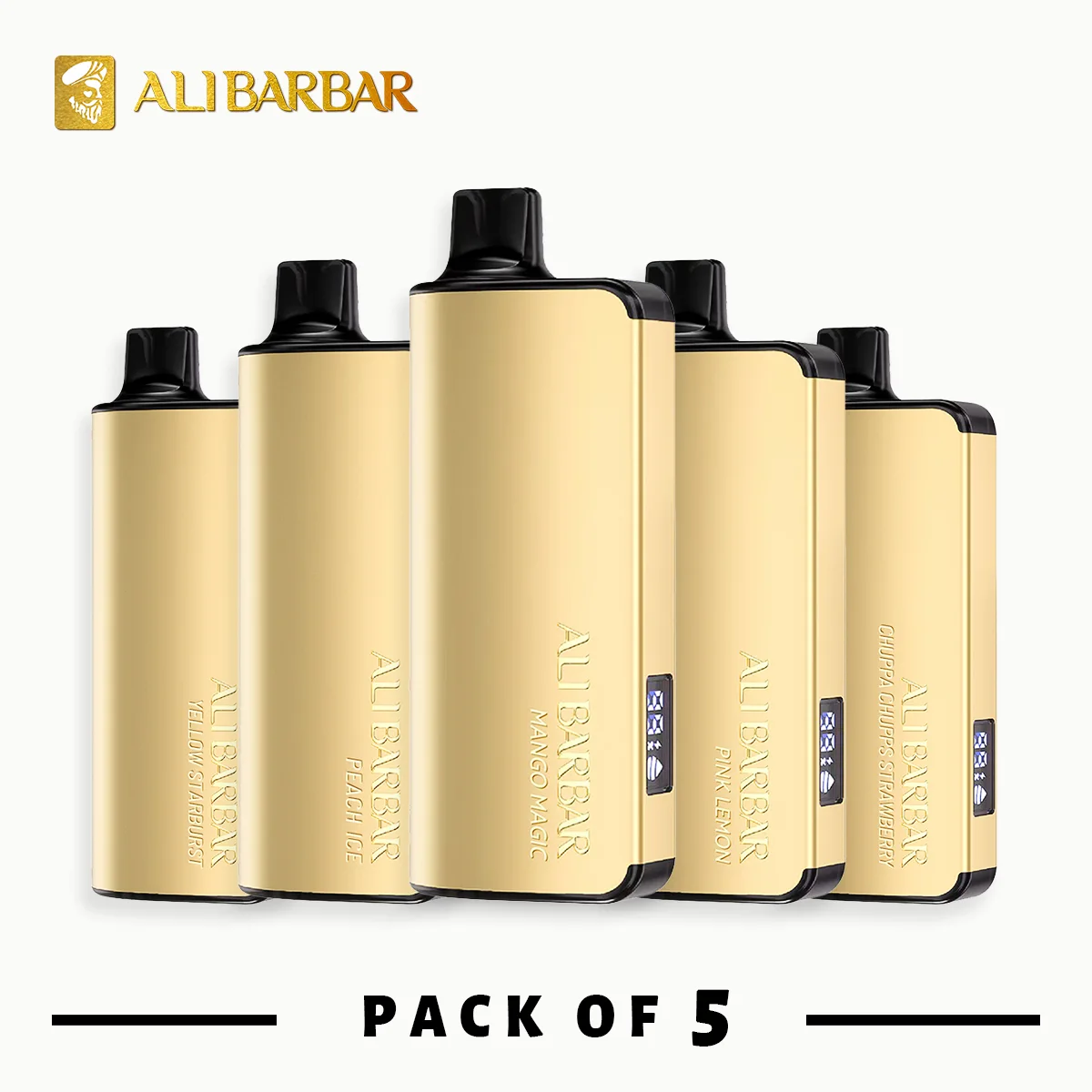 ALIBARBAR INGOT 9000 Puffs - 5 PCS