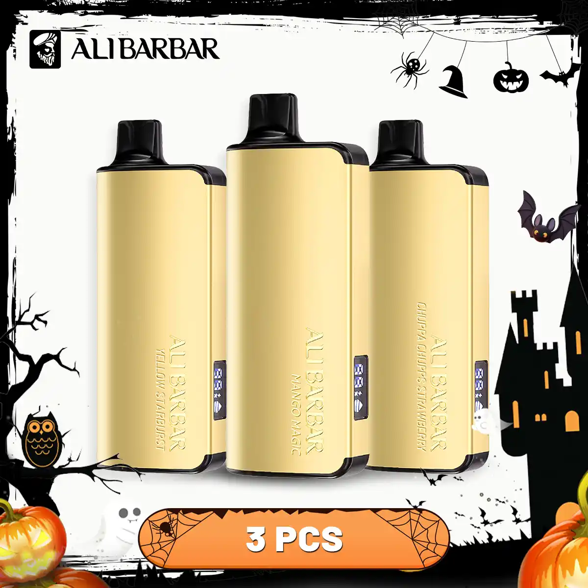 ALIBARBAR INGOT 9000 Puffs - 3 PCS