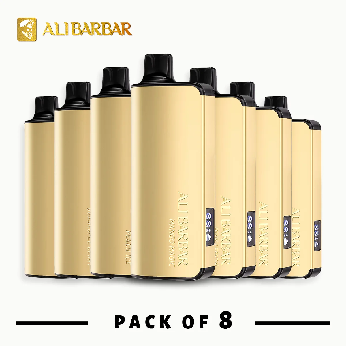ALIBARBAR INGOT 9000 Puffs - 8 PCS