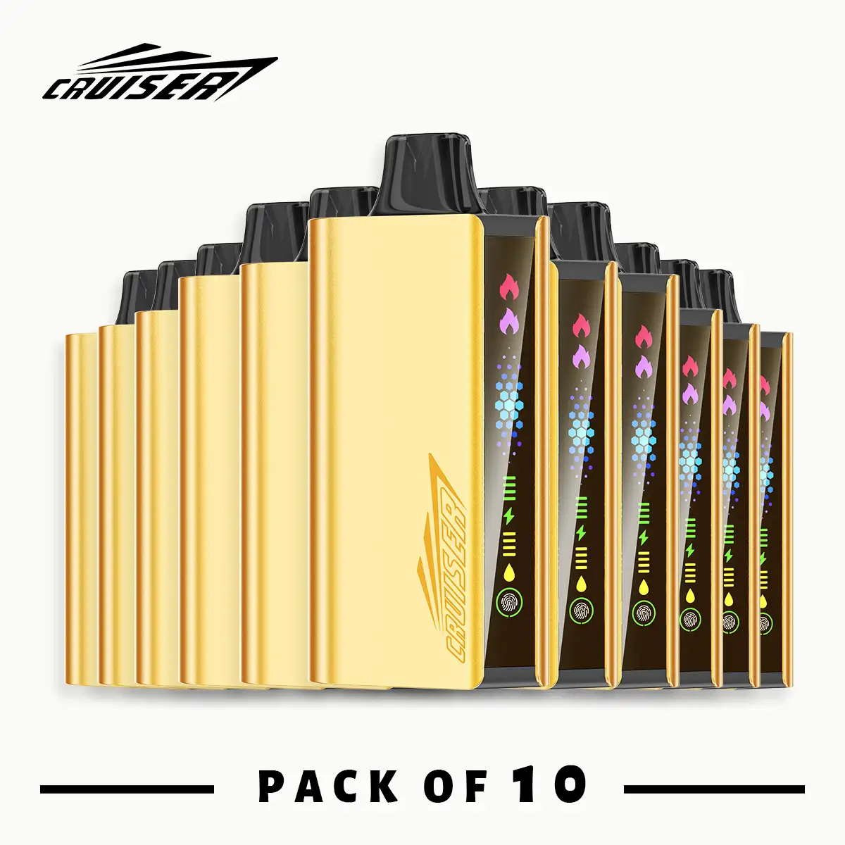 JNR Cruiser Gold Disposable Vape 10pcs