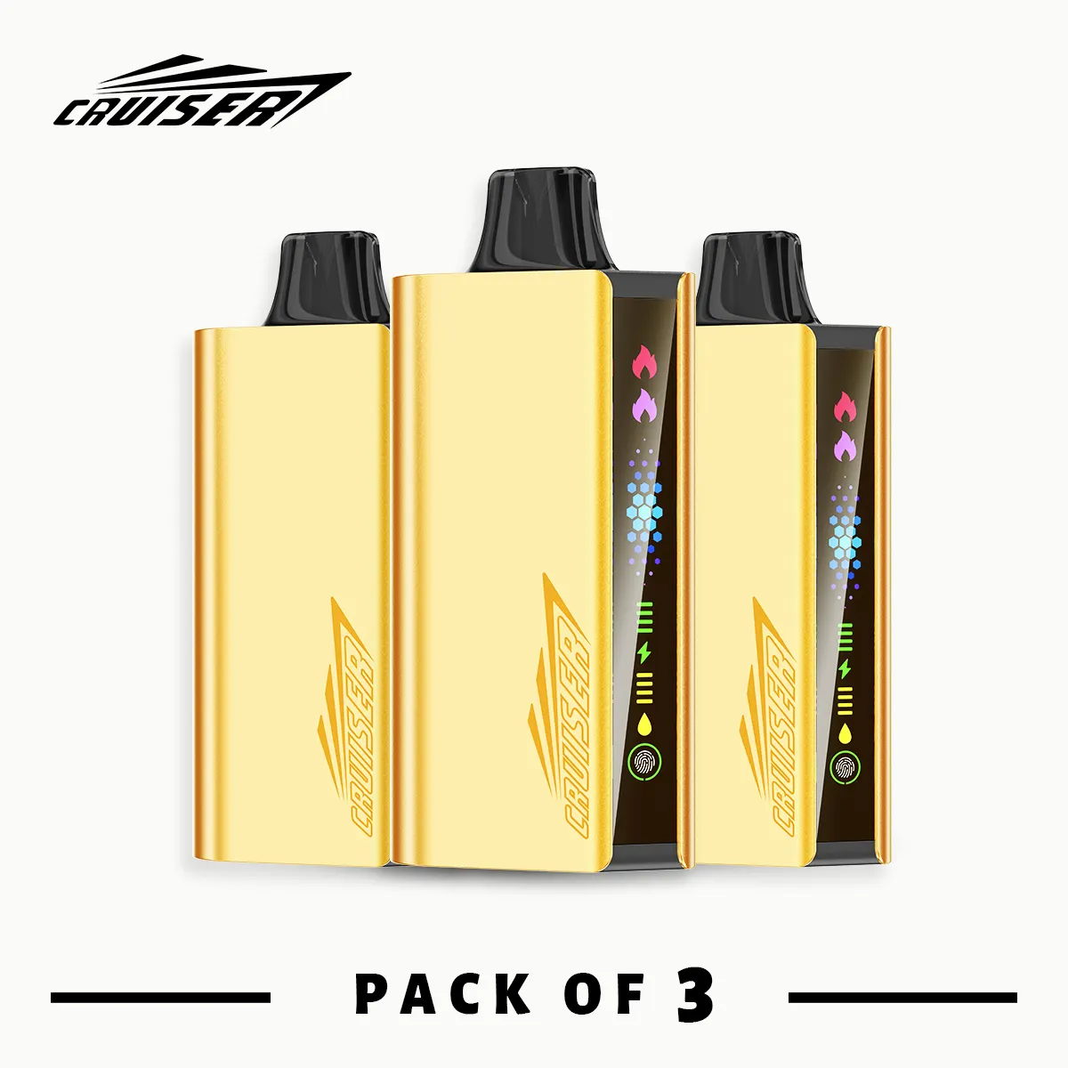 JNR Cruiser Gold Disposable Vape 3pcs