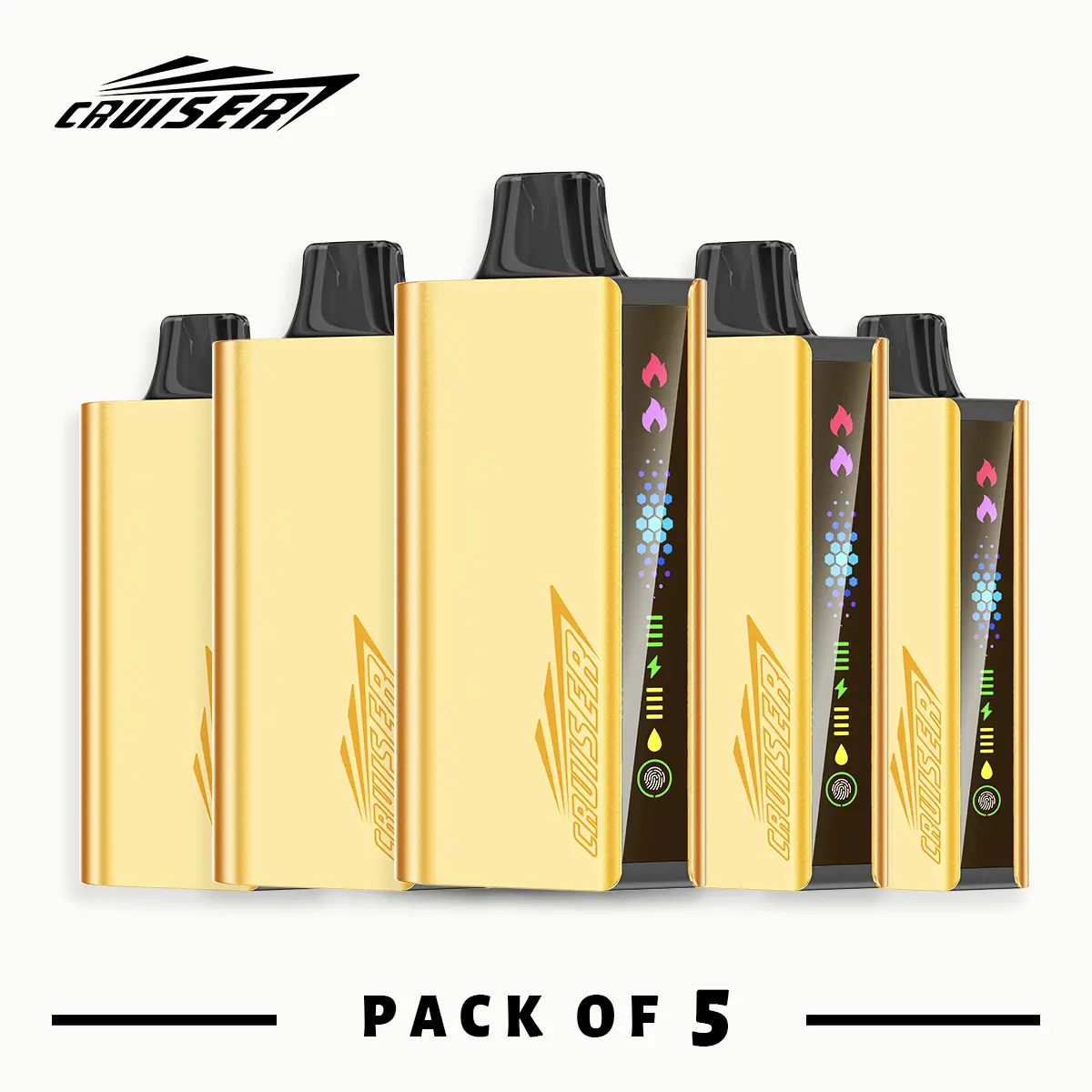 JNR Cruiser Gold Disposable Vape 5pcs