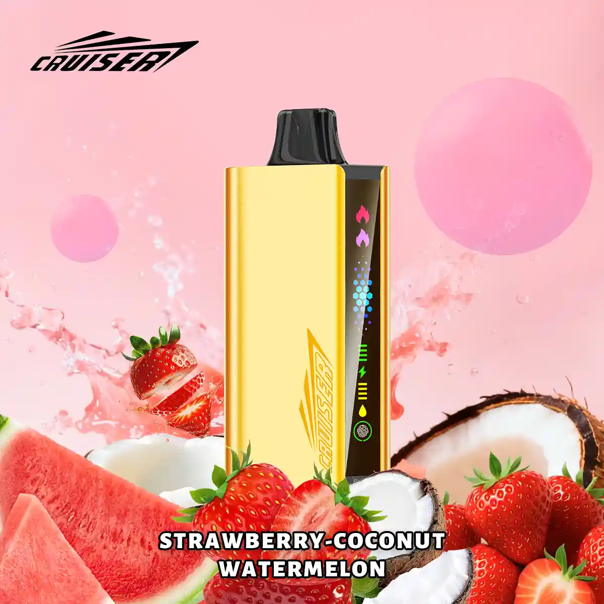 Strawberry Coconut Watermelon | JNR Cruiser Gold Disposable Vape