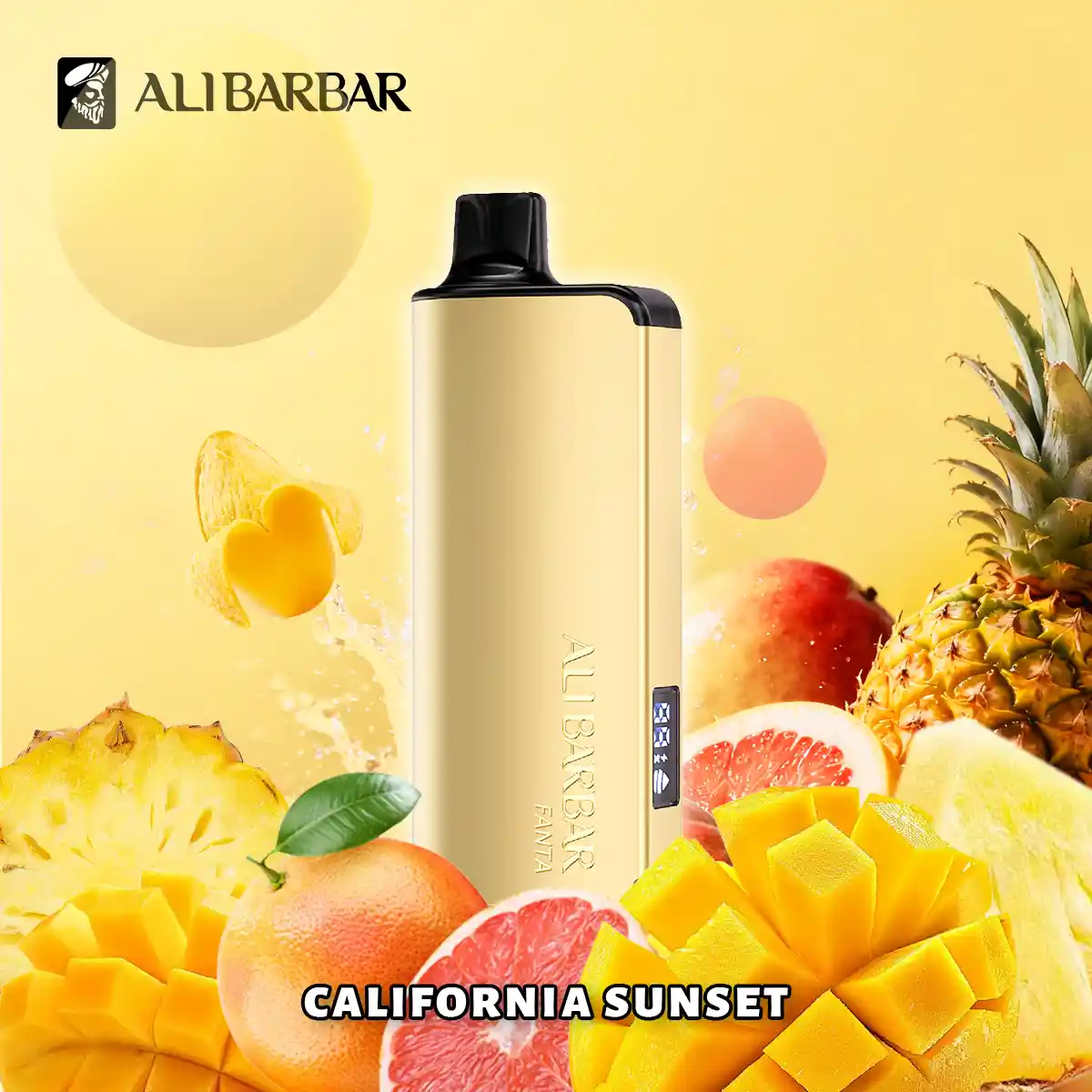 ALIBARBAR INGOT 9000 Puffs – Strawberry coconut watermelon