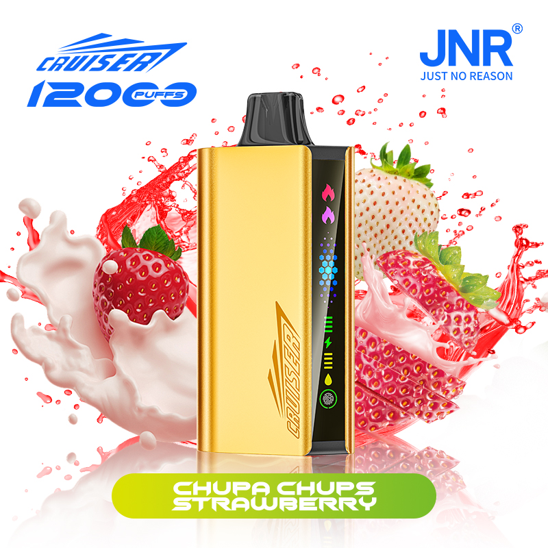 Chupa Chups Strawberry | JNR Cruiser Gold Disposable Vape 12000 Puffs - JNR Vape US