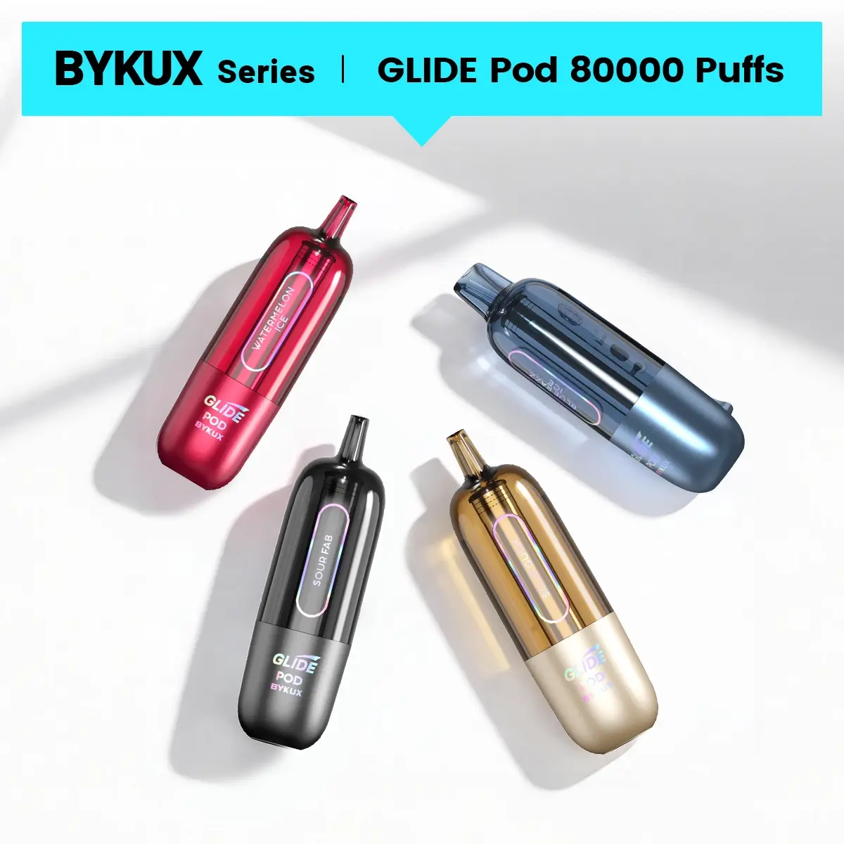 BYKUX GLIDE 80K Puffs 5% Nicotine Replacement Pod