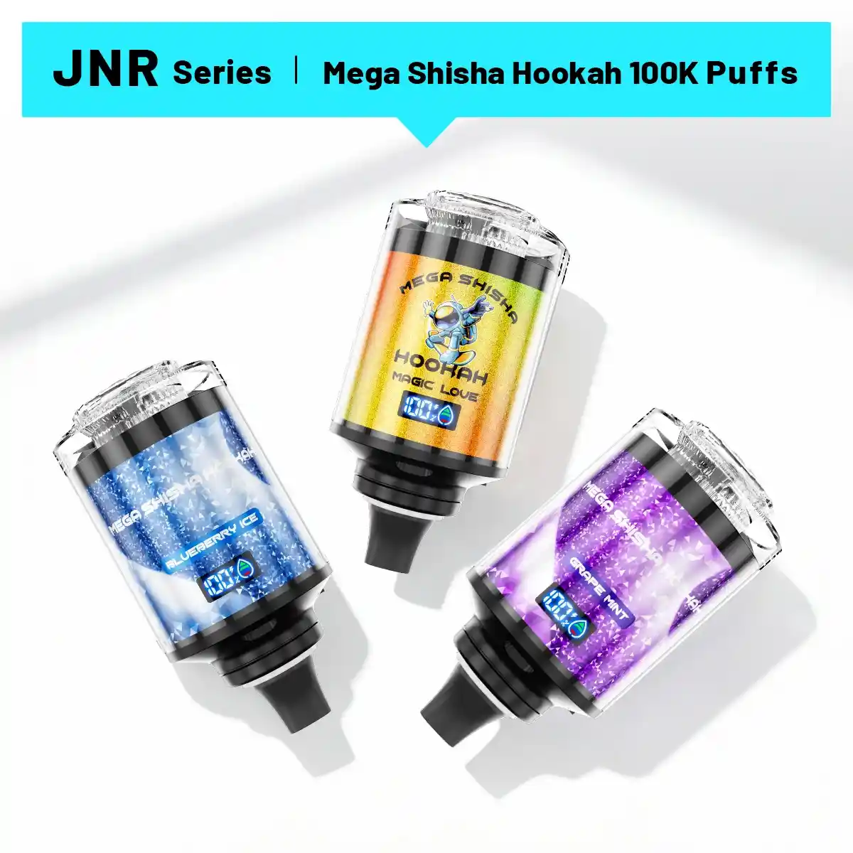 JNR Mega Shisha Hookah 100K Disposable Vape