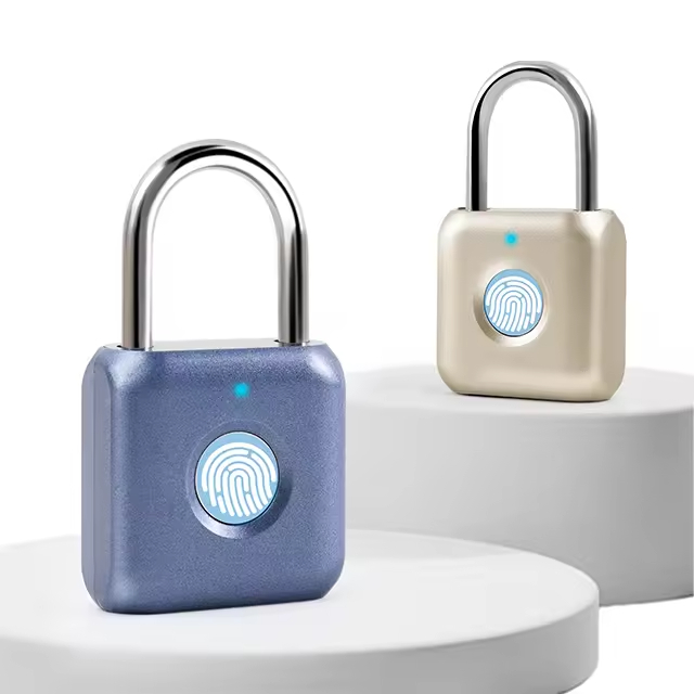 Smart Padlock Fingerprint Padlock USB Charging Suitable for Cabinets or Suitcases