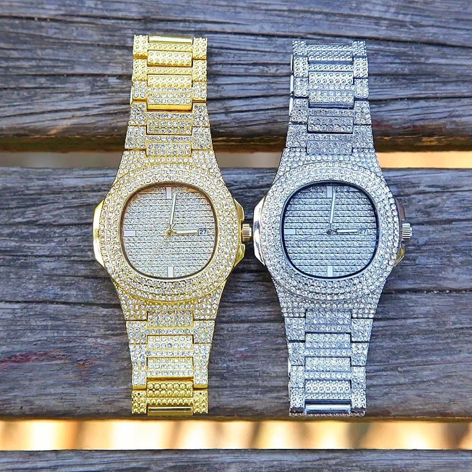 18K Gold Drip Watch