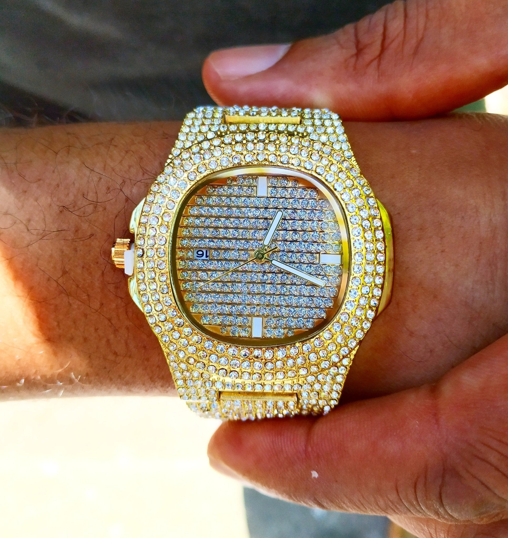 18K Gold Drip Watch