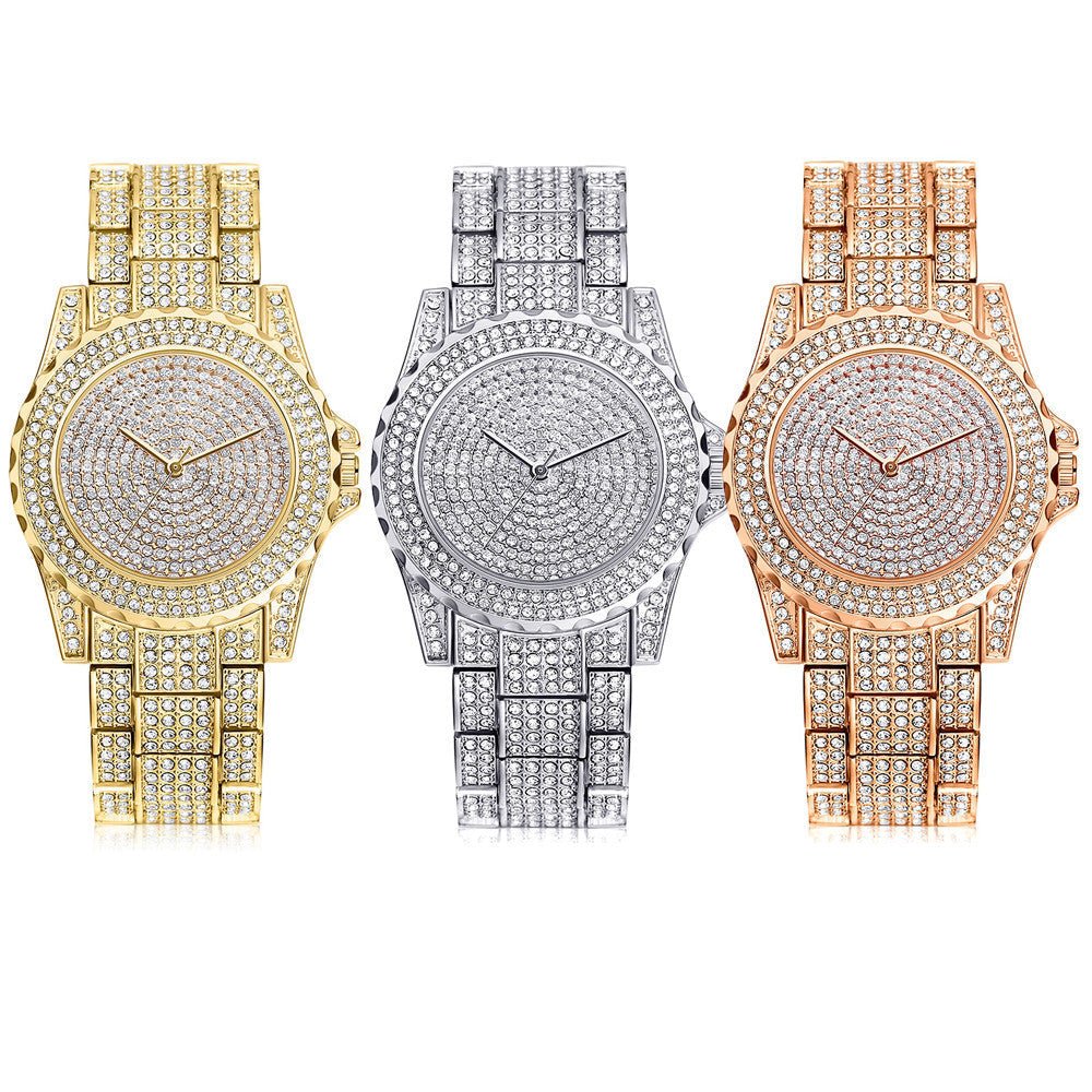 18K Gold Frozen Watch