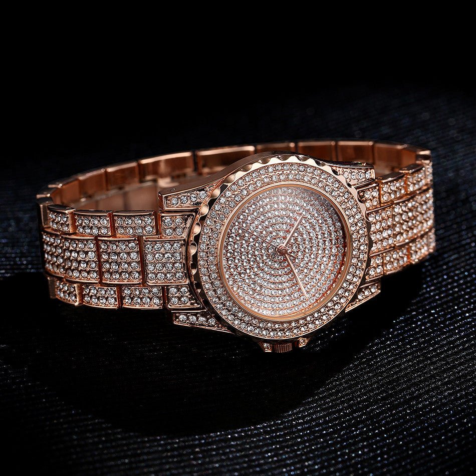 18K Gold Frozen Watch