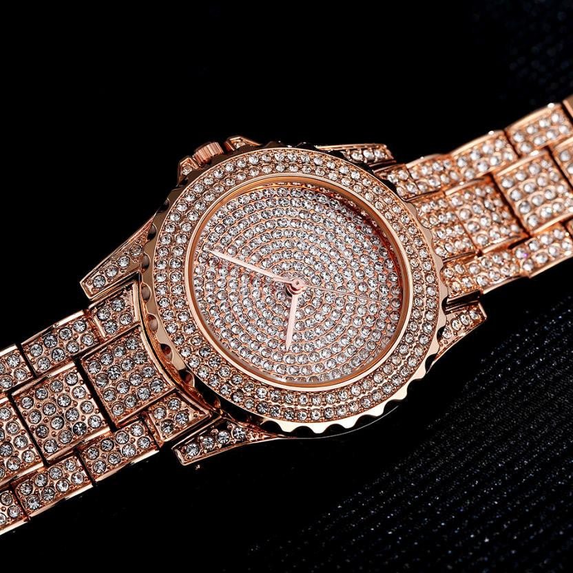 18K Gold Frozen Watch