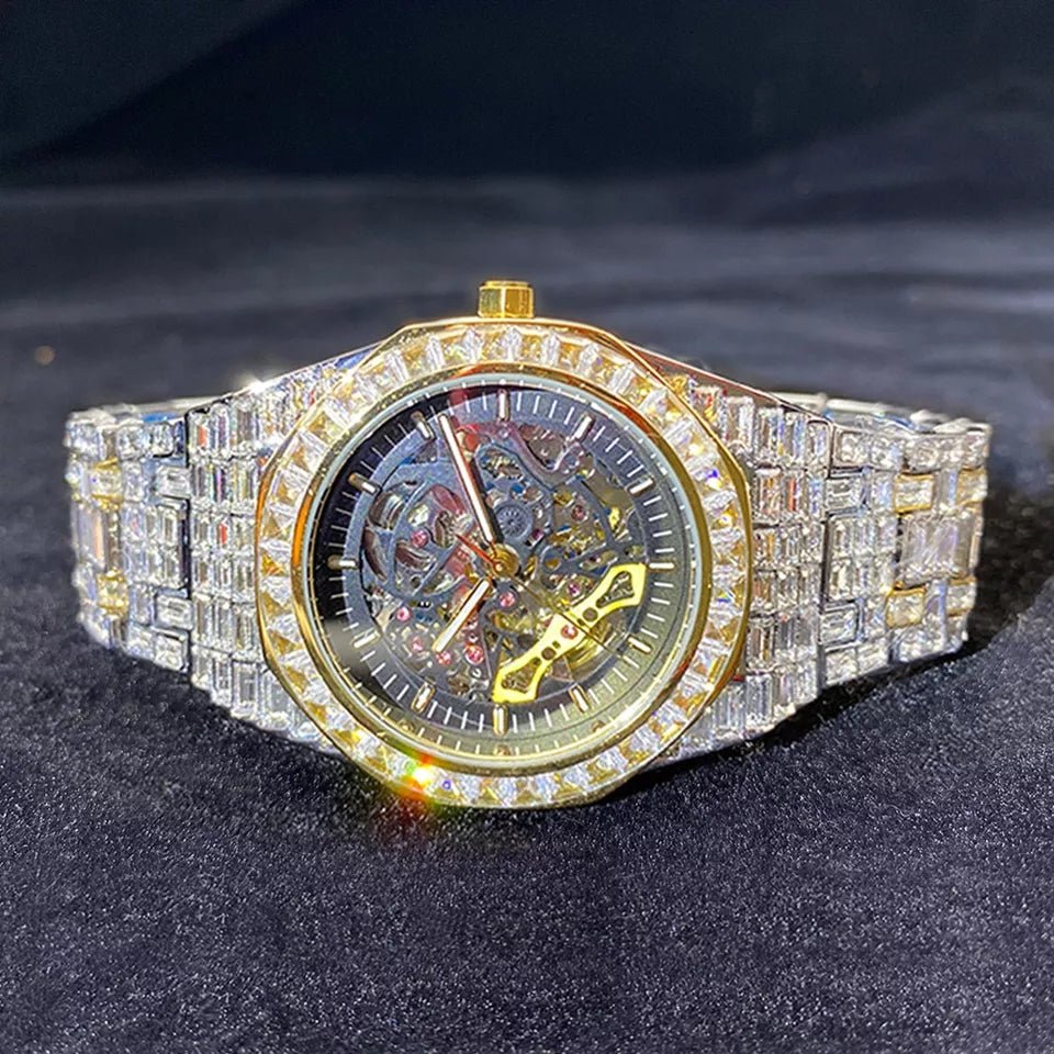 Baguette Diamond Tycoon Mechanical Watch