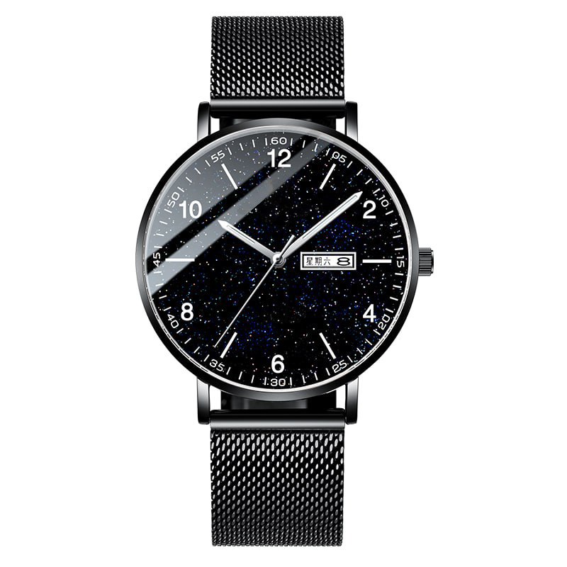 Men's starry sky watch