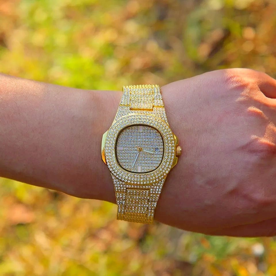 18K Gold Drip Watch