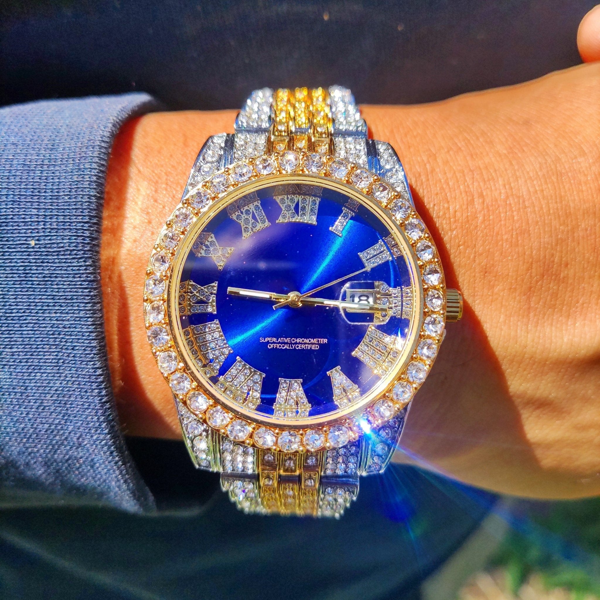 18k Gold Diamond Royal Watch