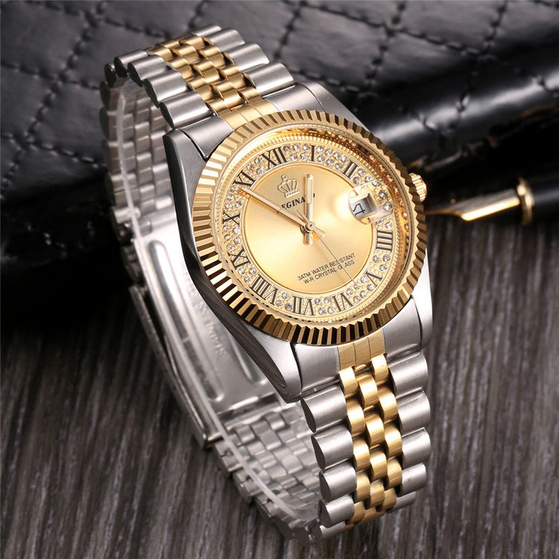 18K Gold Crown Watch