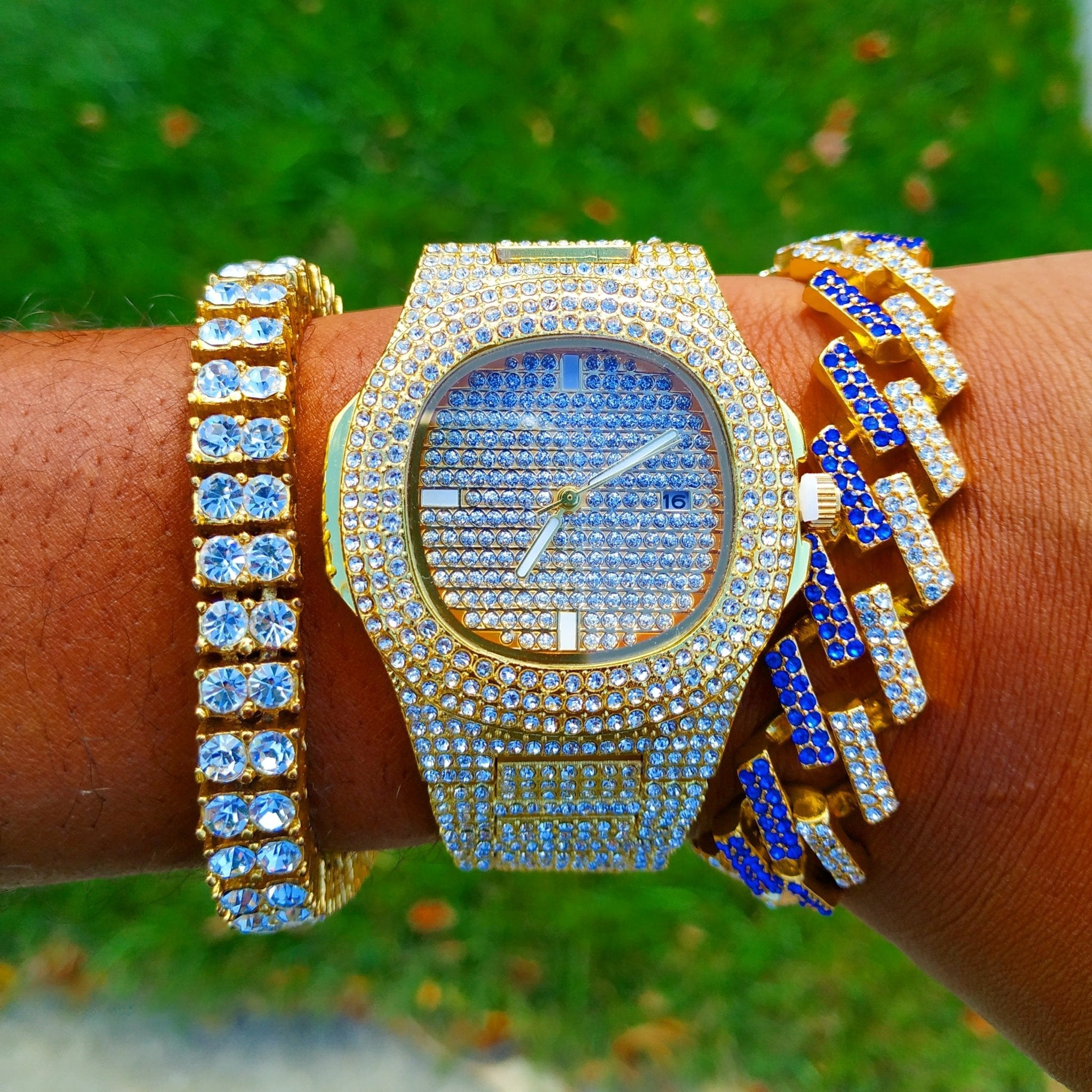 18K Gold Drip Watch