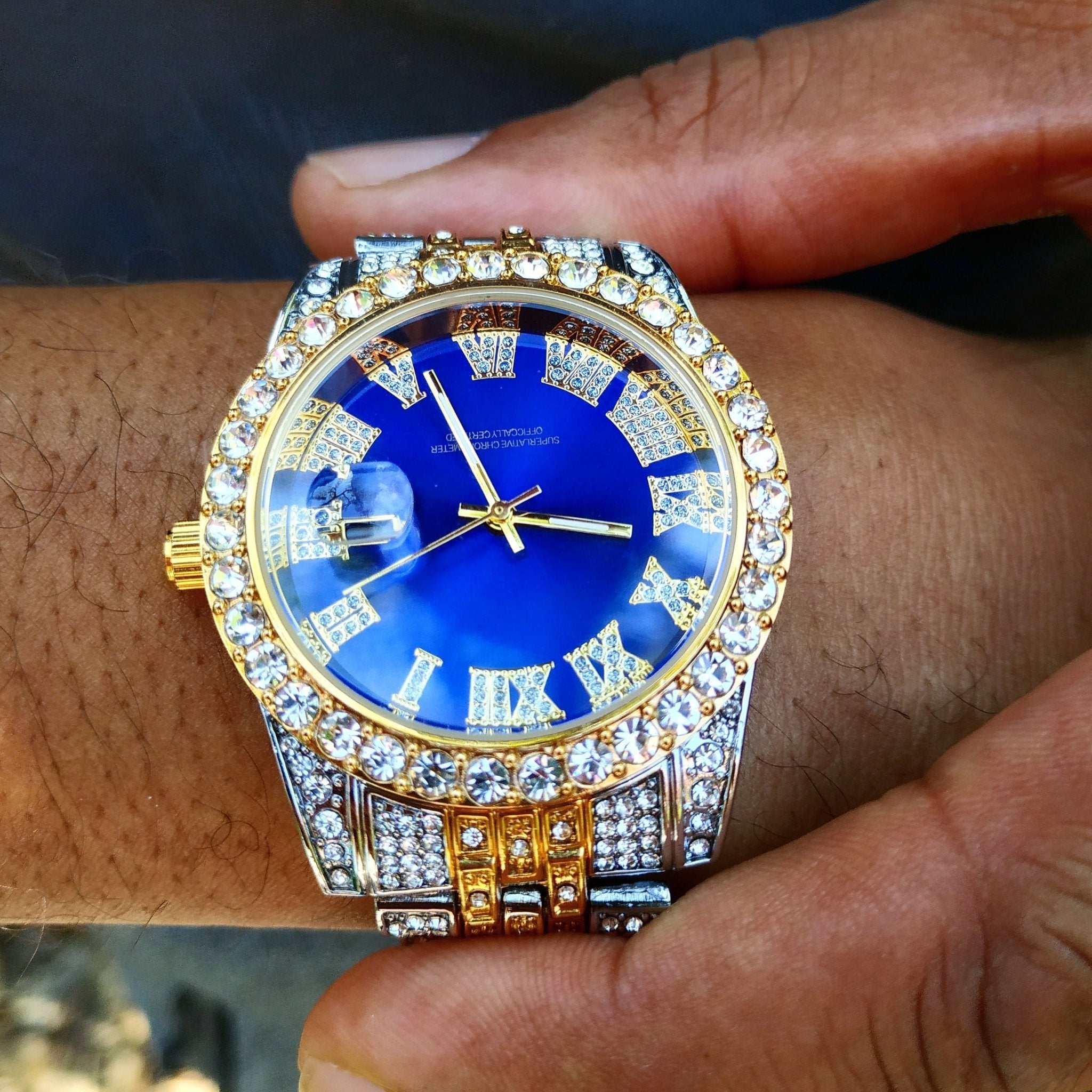 18k Gold Diamond Royal Watch