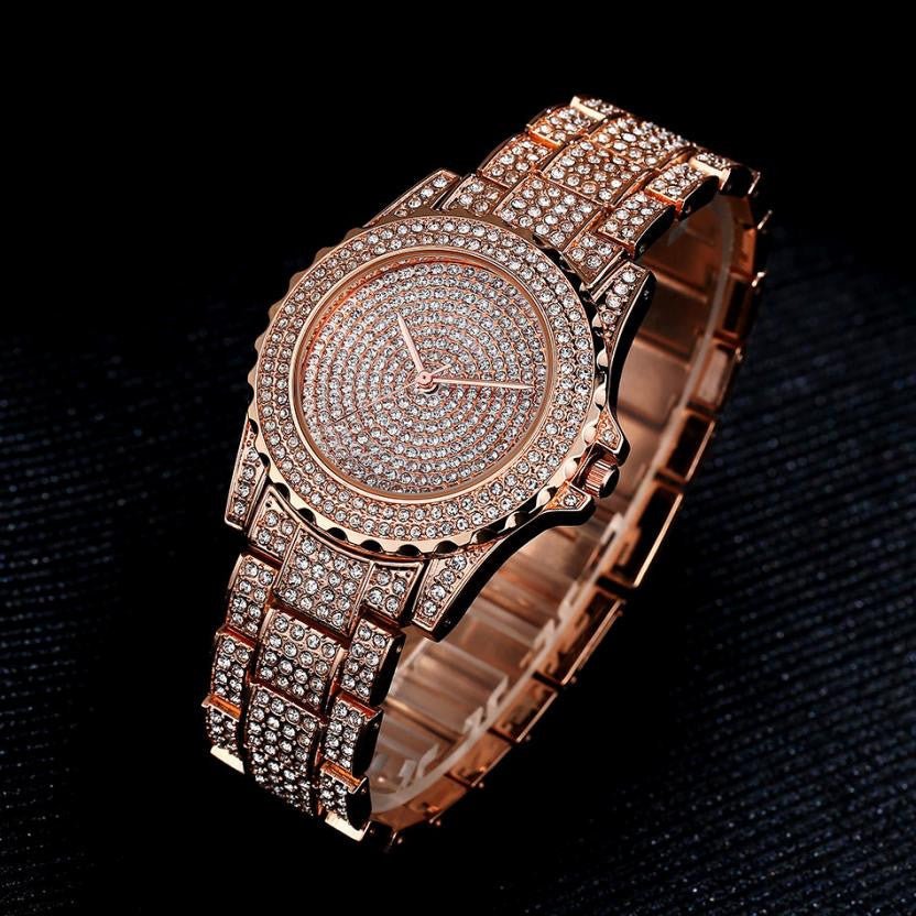 18K Gold Frozen Watch