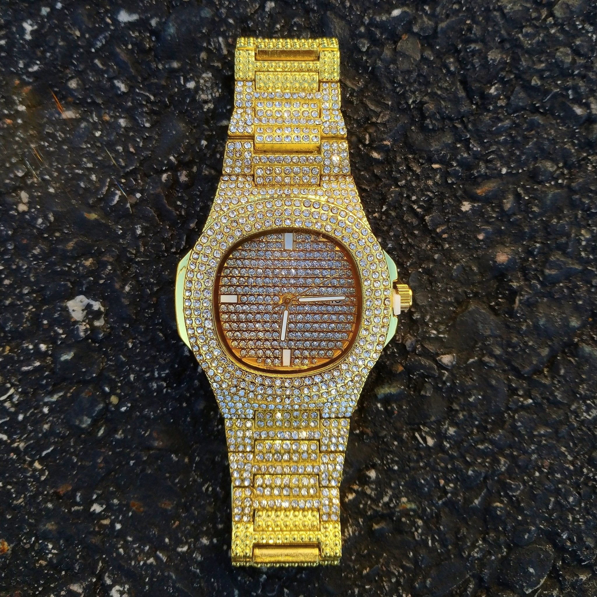 18K Gold Drip Watch