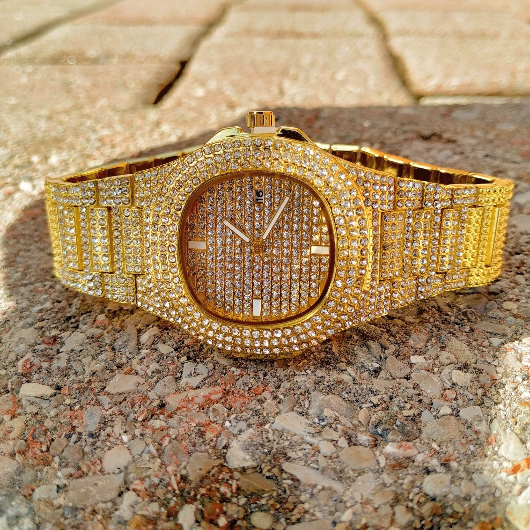 18K Gold Drip Watch