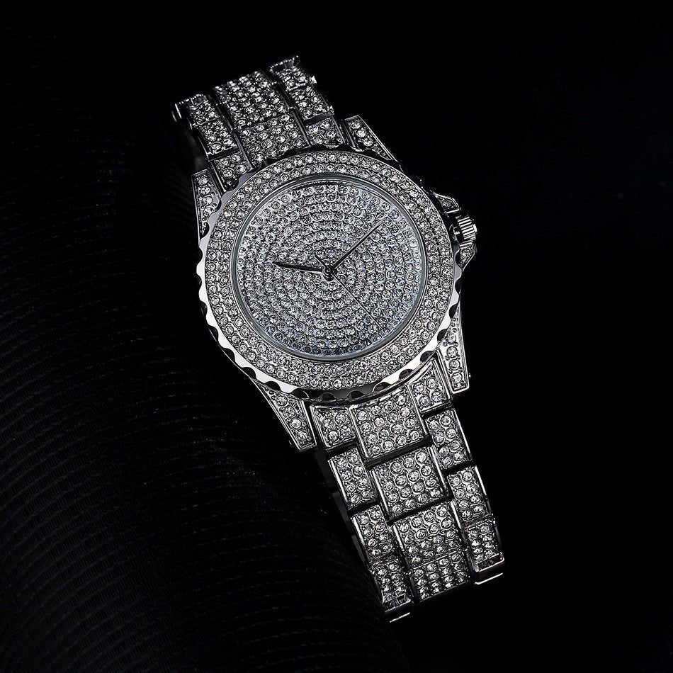 18K Gold Frozen Watch