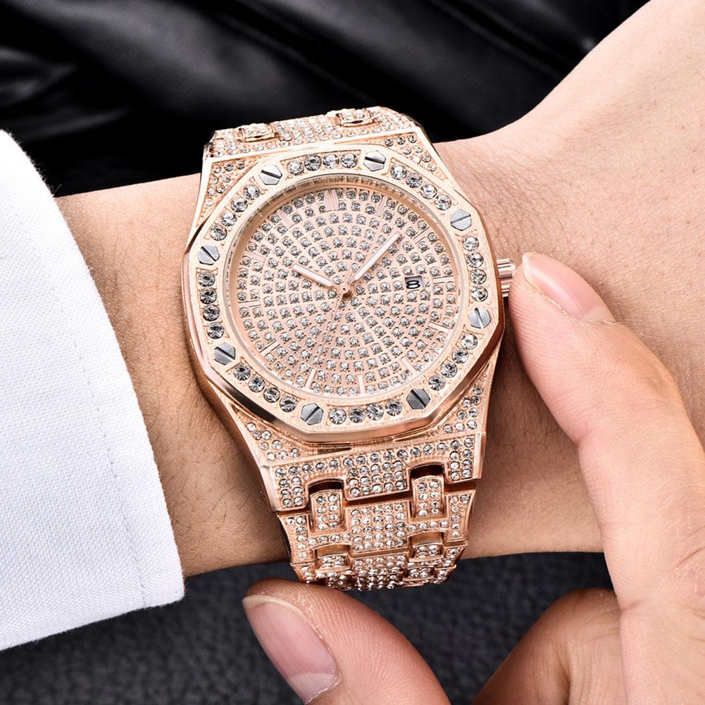 18K Gold Diamond Drip Watch